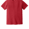 Plain red T-shirt on white background