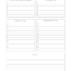Printable to-do list template with categories.