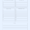 Organized to-do list with priorities, tasks, and notes.