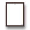 Blank notes page with brown border.