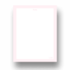 Blank stationery with pink border and 'Notes' heading.