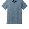 Blue polo shirt with collar and buttons