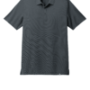 Dark gray polo shirt with short sleeves