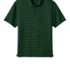 Dark green polo shirt with short sleeves