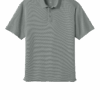 Gray polo shirt with collar and buttons