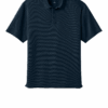 Navy blue short-sleeve polo shirt with collar