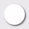 White button on light gray background