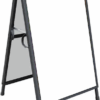 Blank A-frame sign board for outdoor advertising