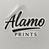 Alamo Prints logo on sticker