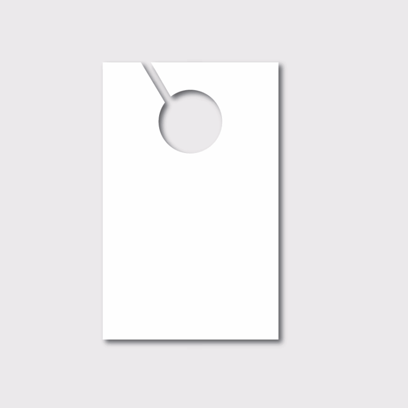 image of door hanger template